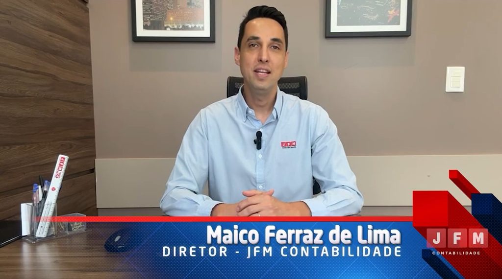 Imagem do print do vídeo do YouTube da JFM Contabilidade sobre Reforma Tributária